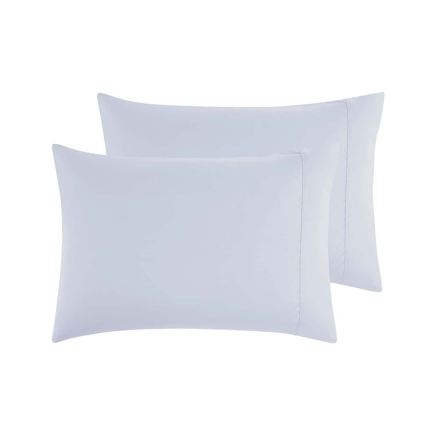 Empyrean Bedding King Size Microfiber Pillowcases, Soft And Fade Resistant, Envelope Closure, Ice Blue