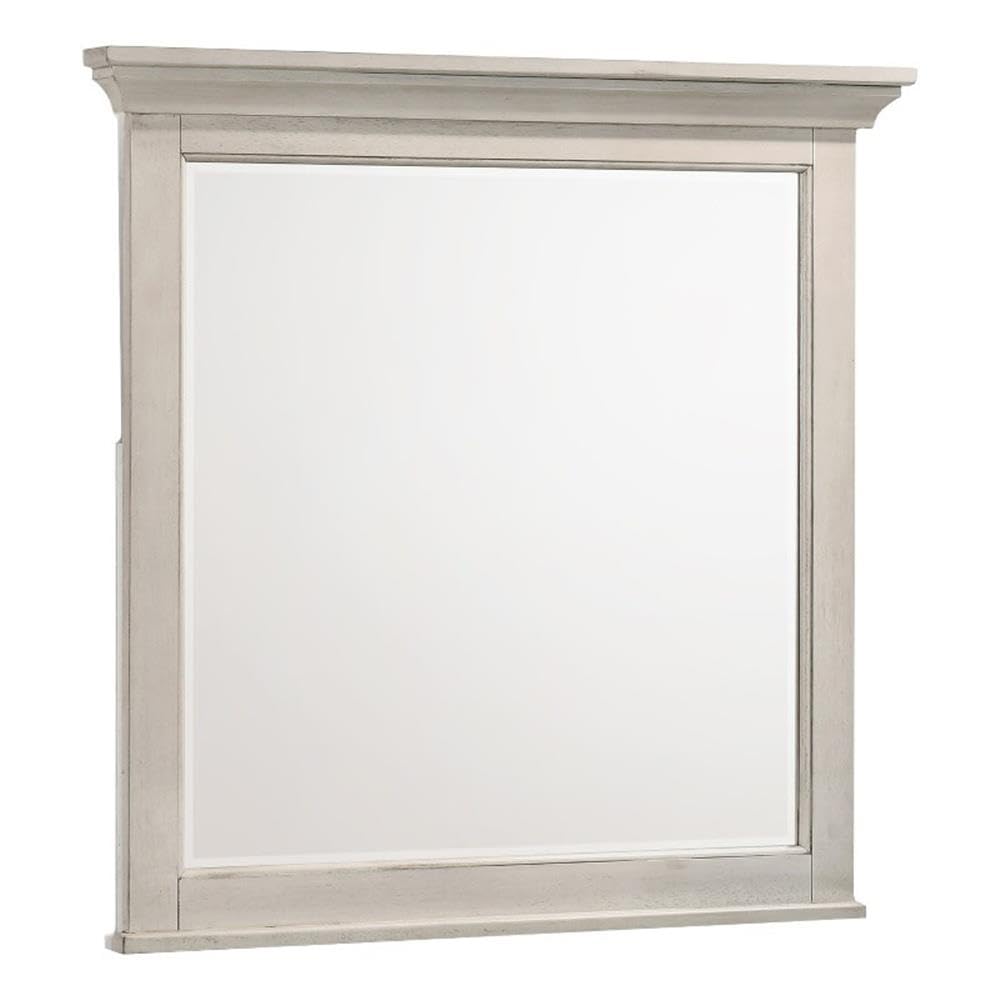 Intercon San Mateo Youth Mirror, Rustic White