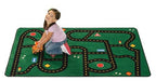 Carpets For Kids Kid$Value 48.22 Go-Go Driving Play Rug 4Ft X 6Ft Rectangle Green