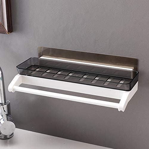 Pulsbery Wall Mounted Bathroom Shelf Organiser,Self Adhesive Bathroom Shelf For Wall, Washroom Organizer, Bathroom Rack Stand Wi