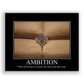 Ambition Demotivational Poster Snarky Ironic Funny Sarcastic Office Wall Decor Art Print 11x14 Inches Unframed
