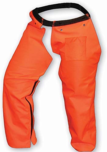 Forester Protective Trimmer Safety Chaps, Orange, Large (One Size Fits Most) *Not For Use With Chainsaws*