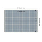 Framed Fabric Pinboard Light Blue Plaid Wall Organization