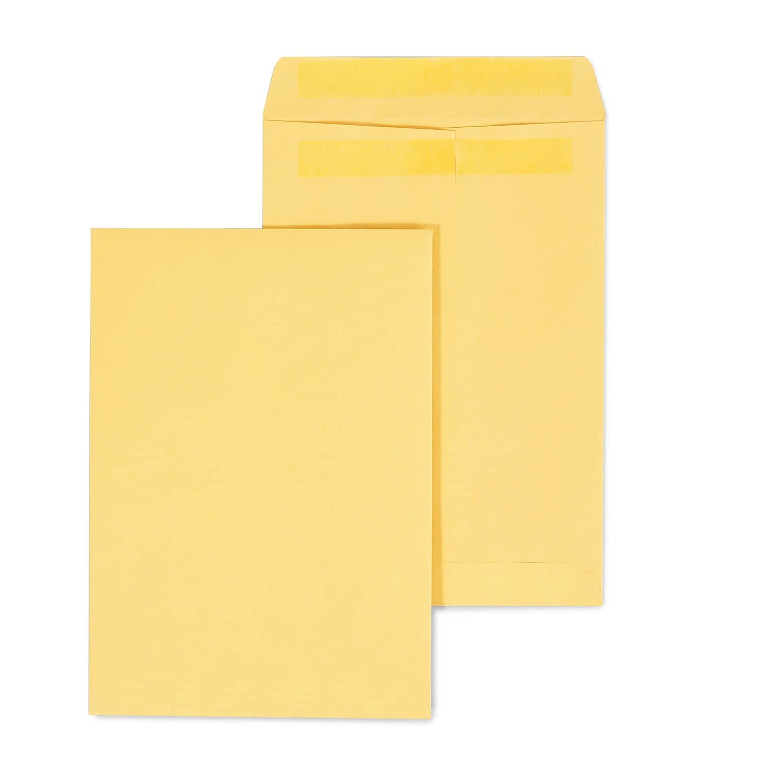 Staples 534792 Kraft Self-Sealing Catalog Envelopes 7-1/2-Inch X 10-1/2-Inch Brown 100/Bx