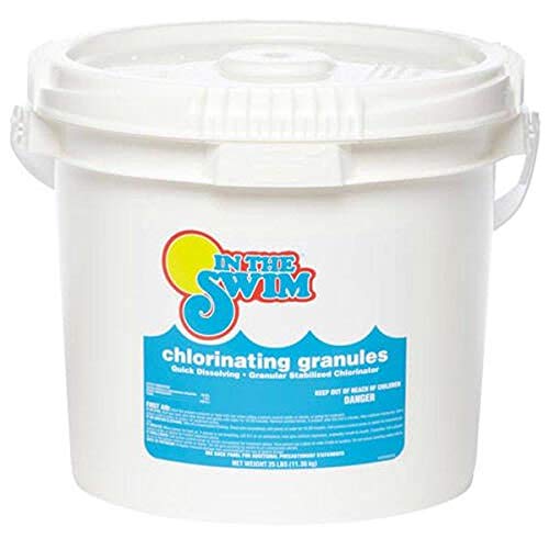 In The Swim Sodium Dichlor Chlorine Shock Granules For Sanitizing Swimming Pools - Fast Dissolving, Ph Balanced Sanitizer - 56%