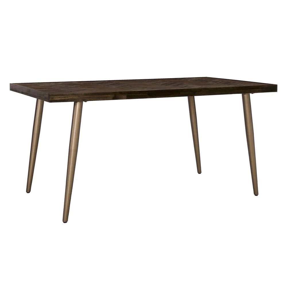 GFURN Sivan Dining Table 180cm, Acacia Dark Brown