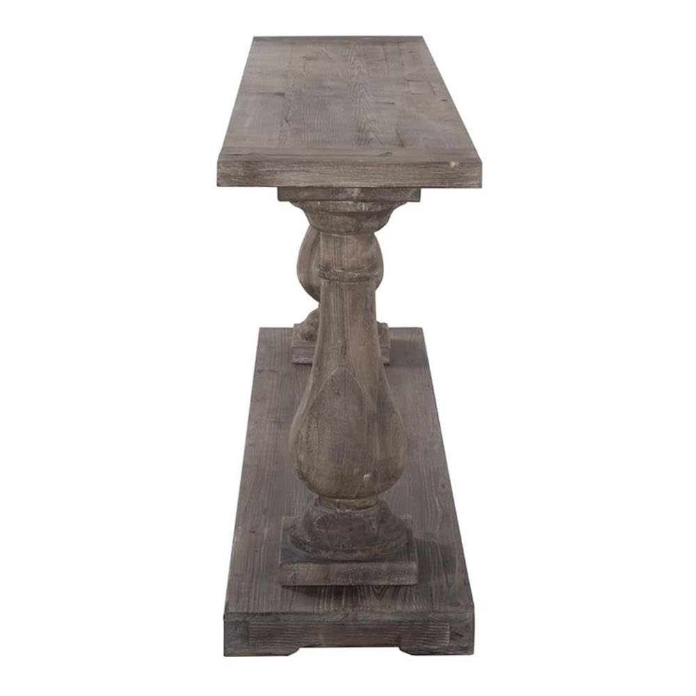 Kosas Home Carolina Console Tables, Rustic Brown Finish