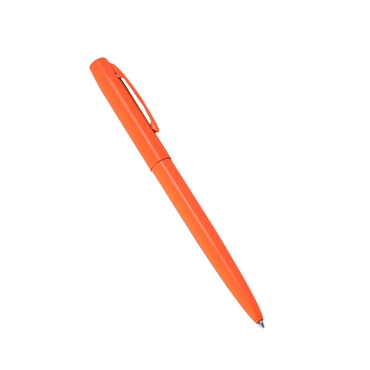 Rite In The Rain Weatherproof Orange Metal Retractable Ballpoint Pen - Black Ink (No. Or97)