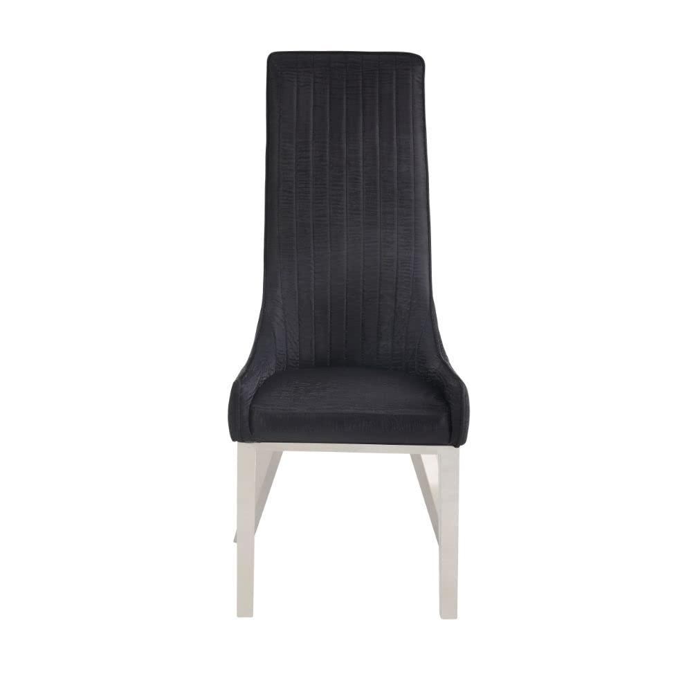 ACME Furniture Set of 2 PU Upholstered Dining Chairs