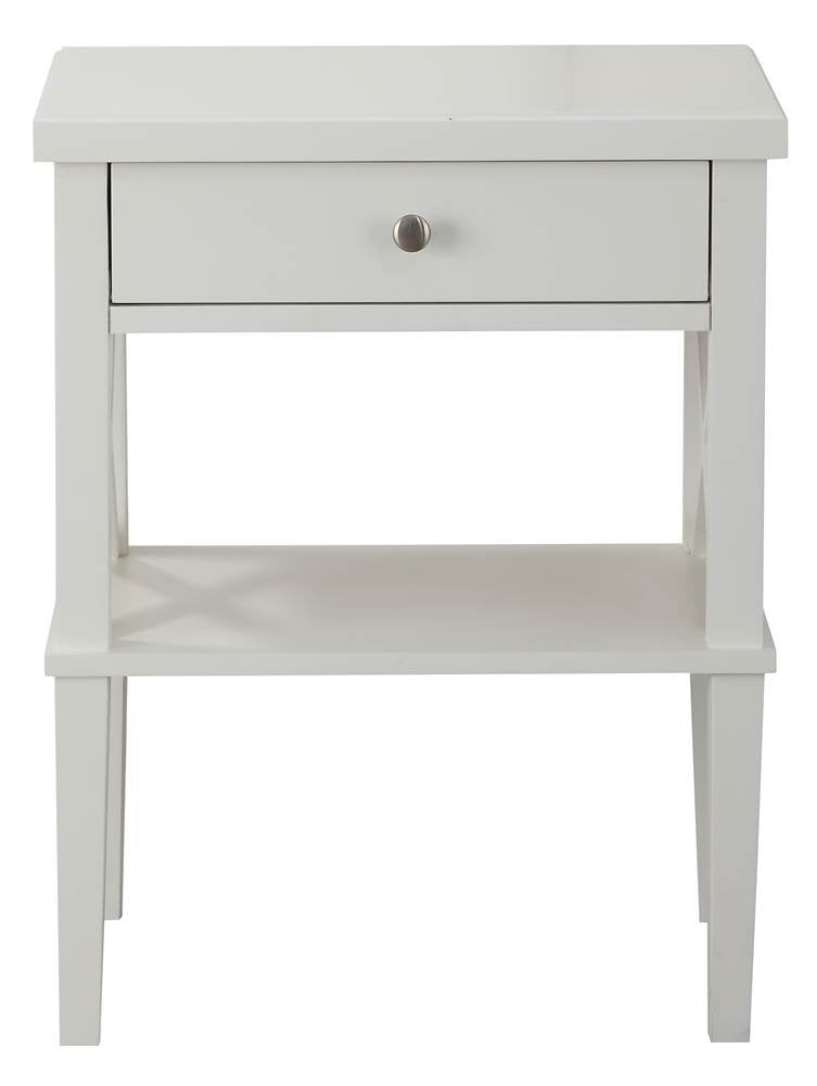 Comfort Pointe 28 In. Nightstand In White Finish ,