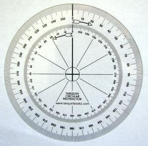 Tarquin Circular Protractors - Pack Of 10 Flexible 90Mm 360 Degrees.