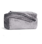 Kmuset Fleece Blanket Twin Size Grey Lightweight Throw Blanket Super Soft Cozy Microfiber Blanket Factory Shop