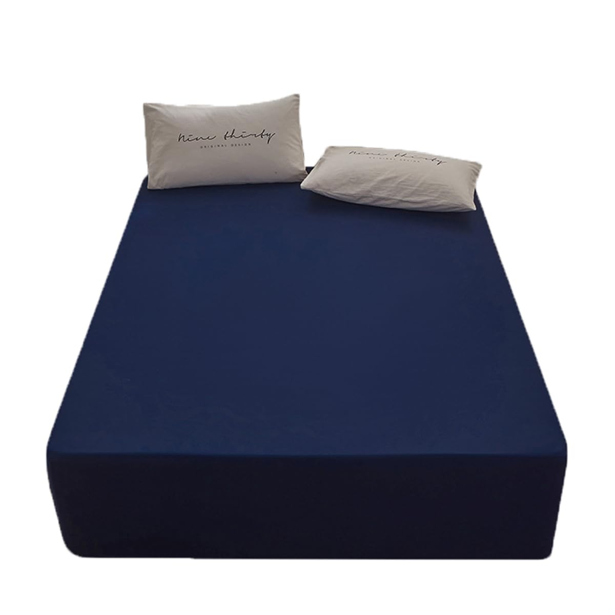 Bedding Queen Size Fitted Sheet Only-Queen Size Deep Pocket Bottom Fitted Sheet Fits 15Inches Bed Matress Sheet Soft And Microfi