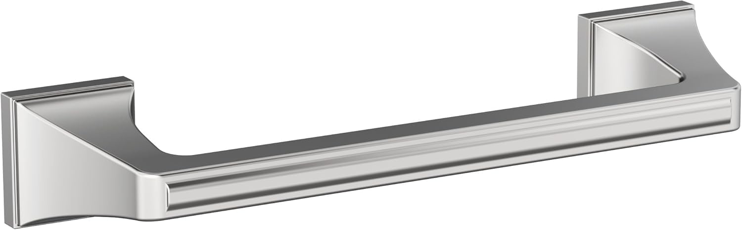 Amerock Mulholland Chrome 9 inch (229mm) Towel Bar, BH3602526