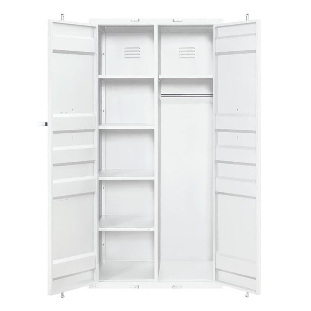 Acme Cargo Wardrobe (Double Door) in White