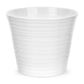 Portmeirion Sophie Conran White Flower Pot  7 Inch Flower Vase for Kitchen and Home D  cor  Small Plant Pot for Indoor Plants  M
