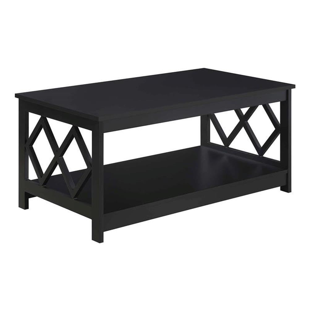 Convenience Concepts Diamond Coffee Table, Black