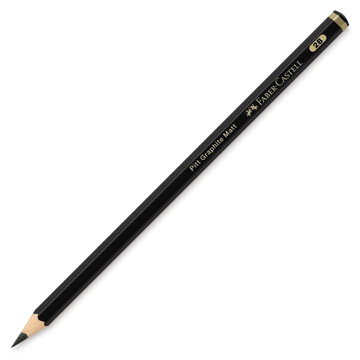 Faber-Castell Art & Graphic Pitt Graphite Matt Pencil, Matt Graphite, 2B, For Art, Craft, Drawing, Sketching, Home, School, Univ