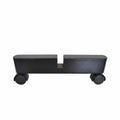 Styleheaven Divider Wheel Effortless To Move Screen Base With Wheels Stable Support Movable Room Divider Base Black|Home & Garde