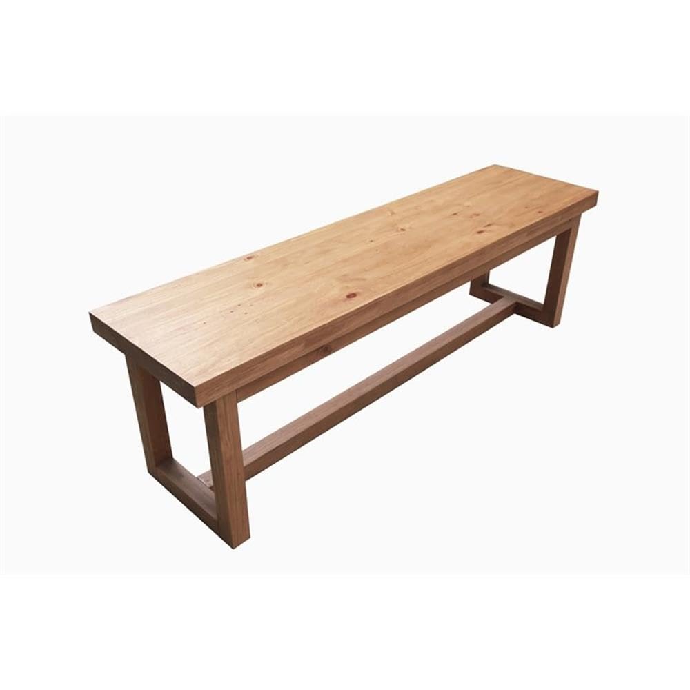 Kosas Home Fenmore 18&Quot; Laid-Back Pine Wood Dining Bench In Natural