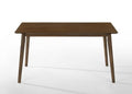 HomeRoots 487368 29.5 x 59 x 35 in. Walnut Rectangular Solid Wood Dining Table