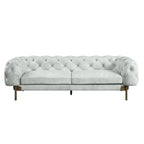 Acme Ragle Sofa in Vintage White Top Grain Leather