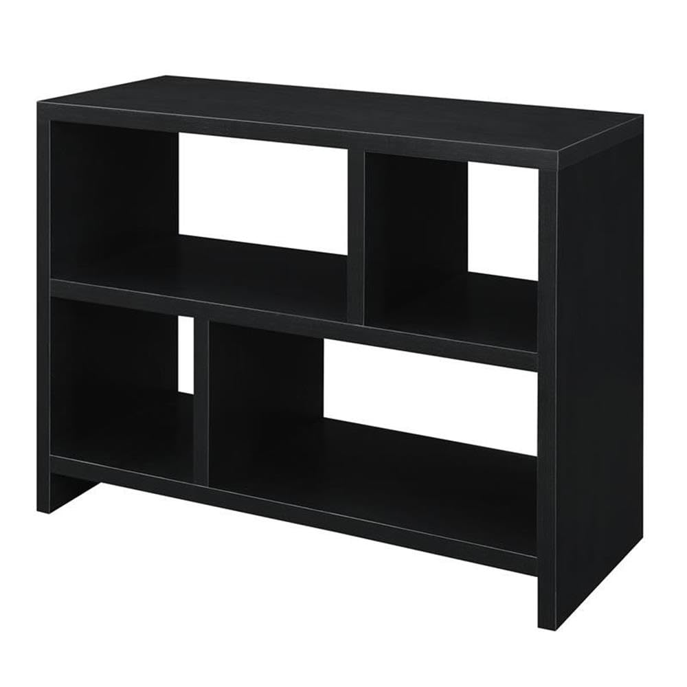 Northfield Console 3 Tier Bookcase -Black