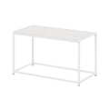 Furinno Camnus Modern Living Coffee Table, Solid White/White