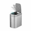 Ninestars Small Automatic Motion Sensor Bathroom Trash Can, 1.8 Gallon Smart Opening Garbage Bin for Bathroom, Bedroom, Kitchen,