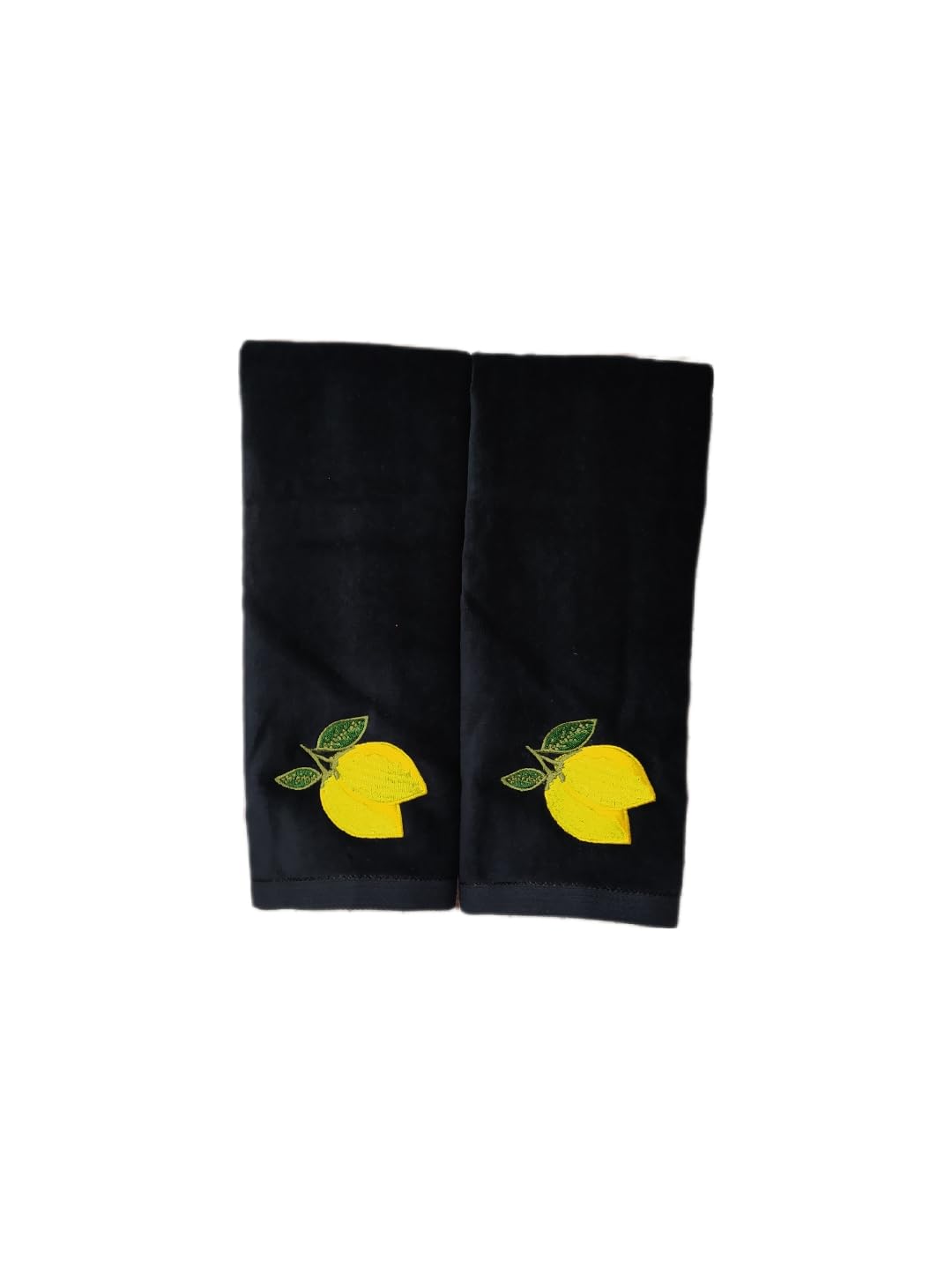 2 Pack Lemon Hand Towels, 100% Soft Cotton, Basket Stuffers, (12X20 Inches) Decor Hand Towels Gift Packed, Decorative Hand Towel
