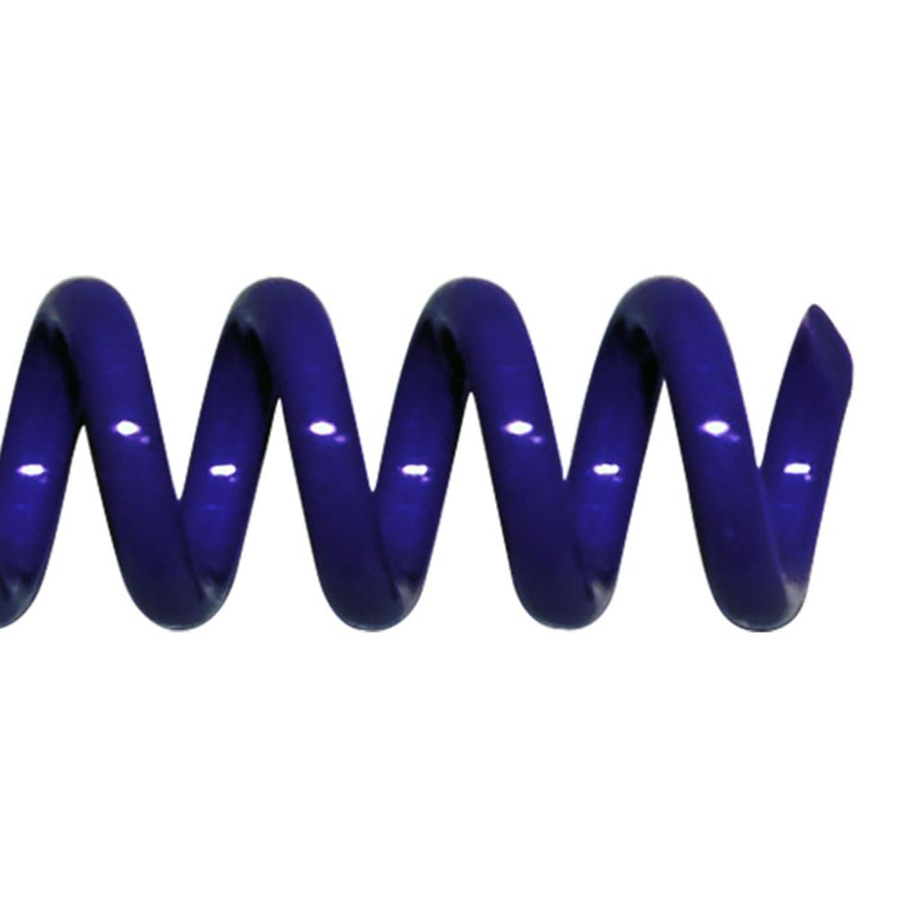 Trubind 6Mm (1/4 In.) Spiral Binding Coils For Reports, Presentations And Proposals | 4:1 Pitch | 12 In. Length | Navy | 30 Shee