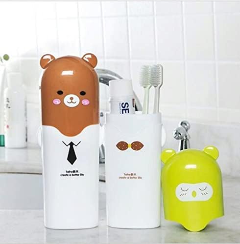 WENGTY Plastic Bathroom Tooth Brush Holder Tube Cap Cover Protect Case Box Toothbrush  Made in India (Cover  Multicolor)