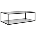Coffee Table Transparent 47.2"X23.6"X13.8" Tempered Glass