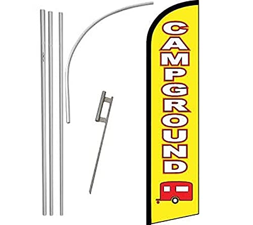 Campground Windless Banner & Pole Kit