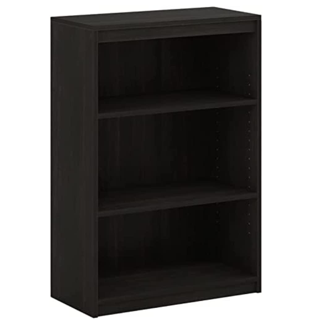 Furinno Gruen 3-Tier Bookcases, Espresso