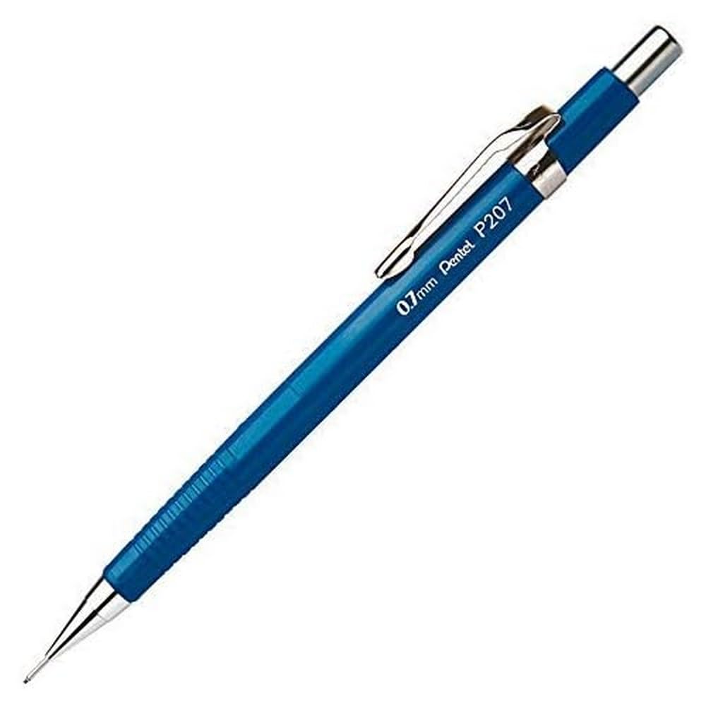 Pentel P207C Sharp Mechanical Drafting Pencil, 0.7 Mm, Blue Barrel