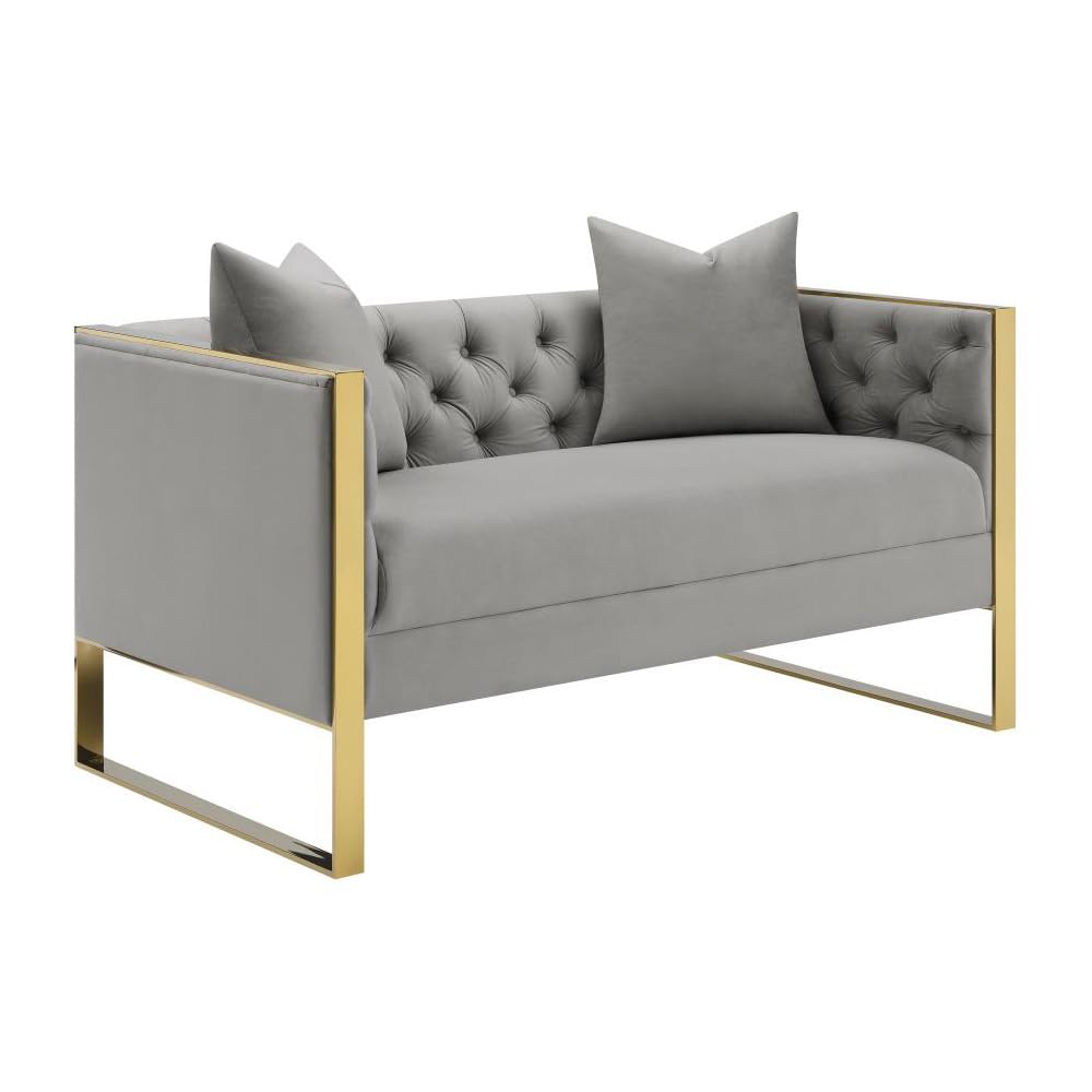 Coaster Furniture Eastbrook Tufted Back Grey Love Seats 509112