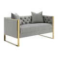 Coaster Furniture Eastbrook Tufted Back Grey Love Seats 509112