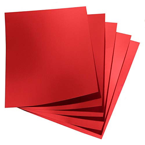 Hygloss, Red Metallic Foil Board Card Stock Sheets, Arts  Crafts, Classroom Activities  Card Making, 100 Pack, 85 X 11-Inch, 100