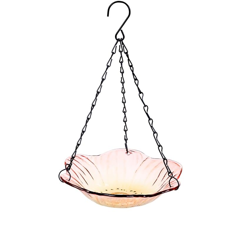 Hanging Glass Birdbaths - Small