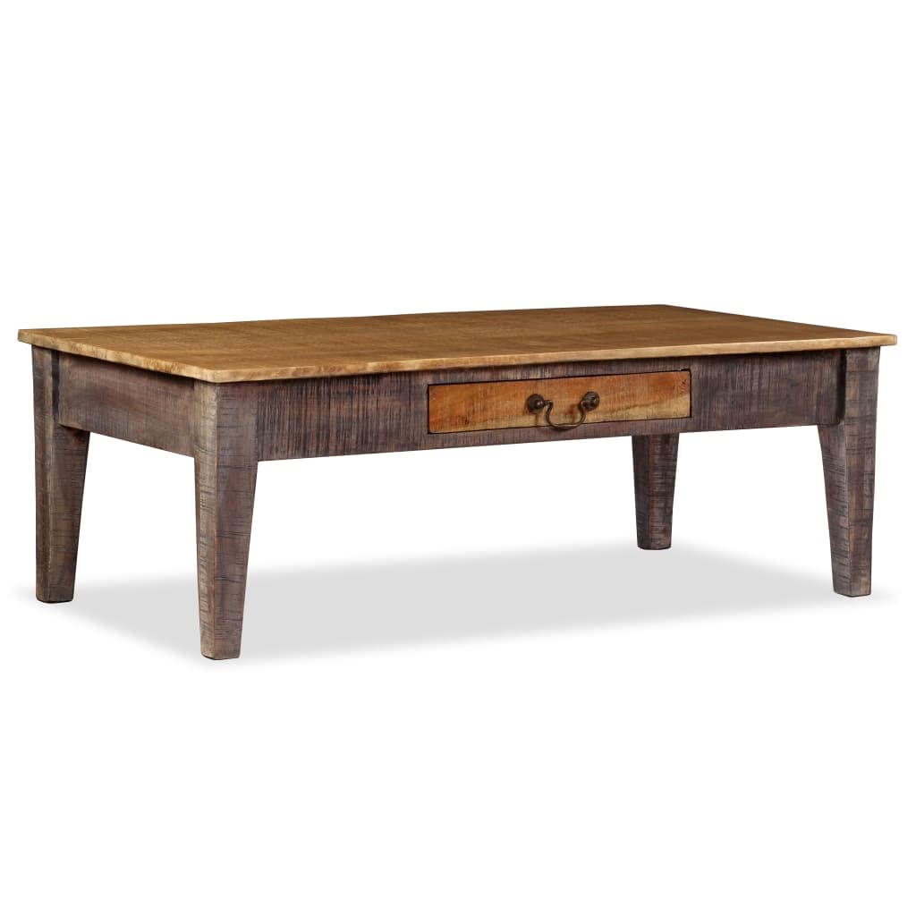 Vidaxl Coffee Table Solid Wood Vintage 46.5"X23.6"X15.7"