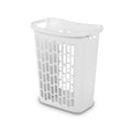 SEDLAV Laundry Hamper, 24, Rectangular, Laundry Basket Plastic, White, Laundry Basket. Ideal For: Laundry Room Organization, 