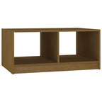 vidaXL Coffee Table Honey Brown 29.5"x19.7"x13.2" Solid Pinewood
