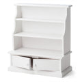 Odoria Dollhouse Bookcase Shelf Miniature: 1/12 Scale Bookshelf Storage for Living Room Antique Retro - Mini Library Wall Displa