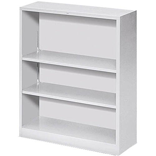 Hon Brigade Steel Bookcase, 3 Shelves, Putty