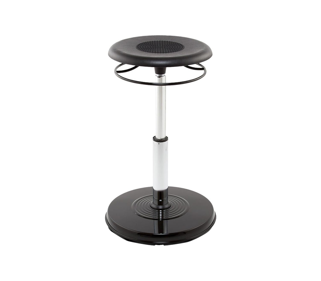 Kore Design Teen/College Hi-Rise Adjustable Wobble Chair 21-31.5 inches, Black