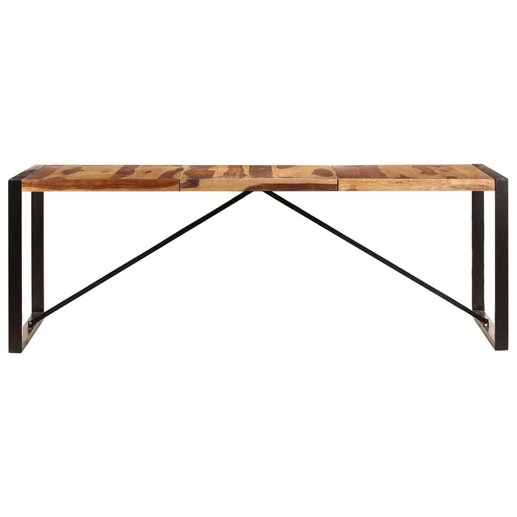 vidaXL Dining Table 86.6&quot;x39.4&quot;x29.5&quot; Solid Sheesham Wood