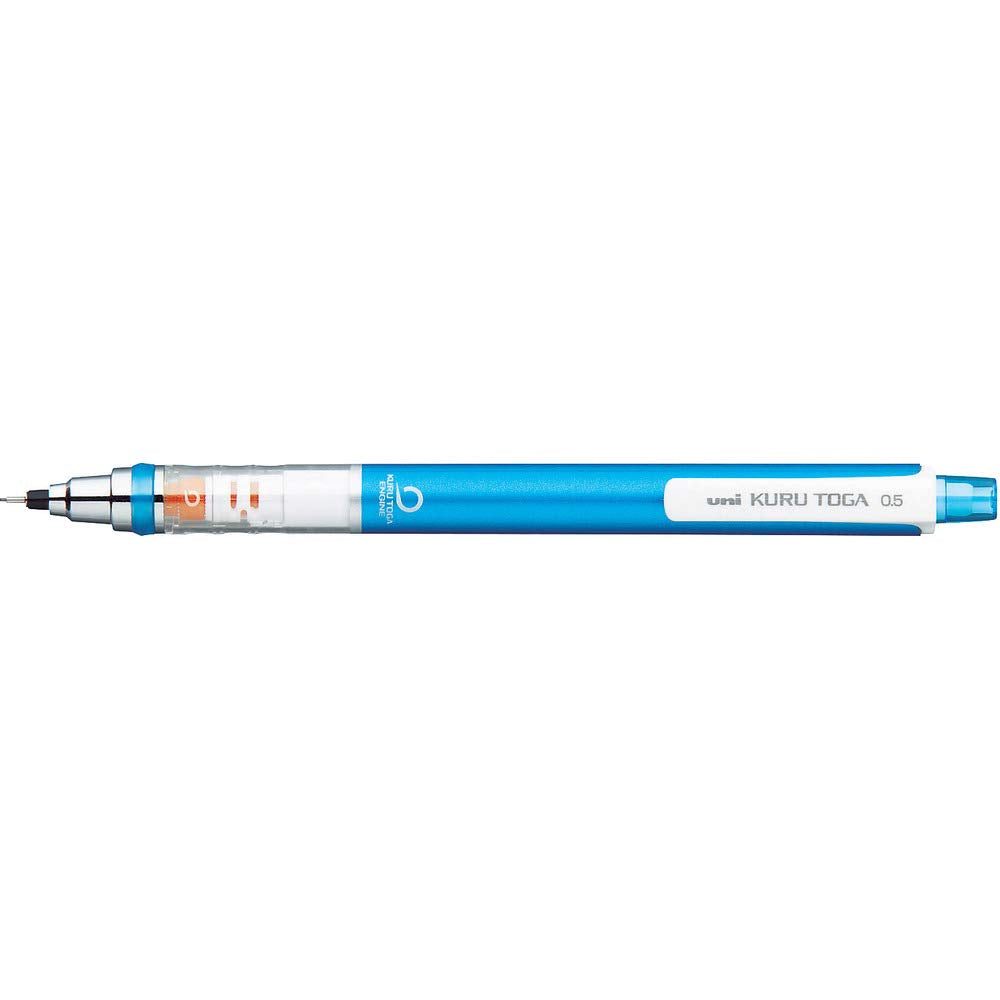 Uni Kurutoga Mechanical Pencil Standard, 0.5Mm, Blue (M54501P.33)