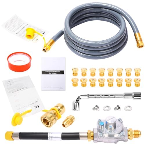 Qulimetal Upgraded Propane To Natural Gas Conversion Kit For Weber Genesis, Genesis Ii, Spirit, Spirit Ii Grills, Conversion Kit