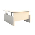 Safco Medina 72" Straight Front Desk With Return In Sea Salt Finish Mnt51Htss